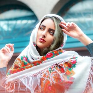 Patterned Infinity Scarf
